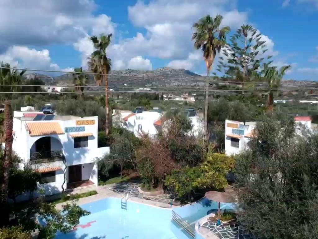 Oasis Hotel Bungalows Rhodes 아판토우 외부 사진